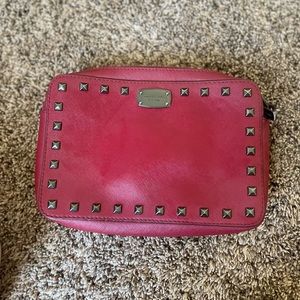 Maroon Michael Kors cross body